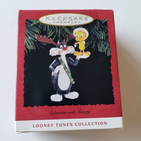 Hallmark Keepsake Ornament - Sylvester & Tweety Looney Tunes Collection - 1993 - Picture 1 of 1